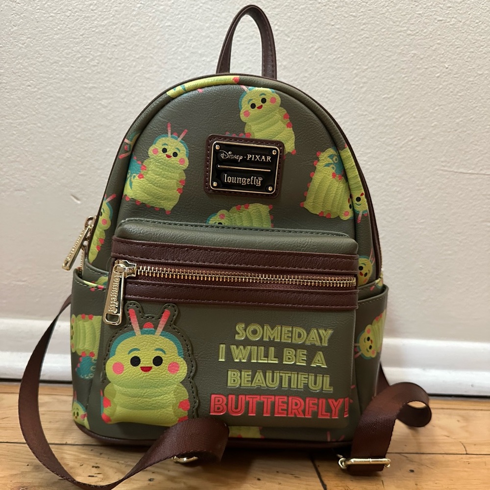 A Bugs Life backpack. Lightly used with small rips on one strap.